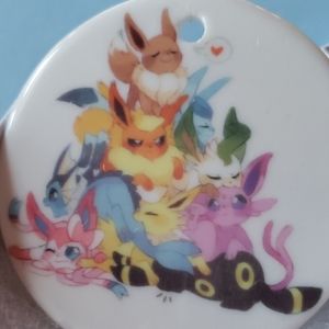 Pokemon Ornament 3" Eevees NIB